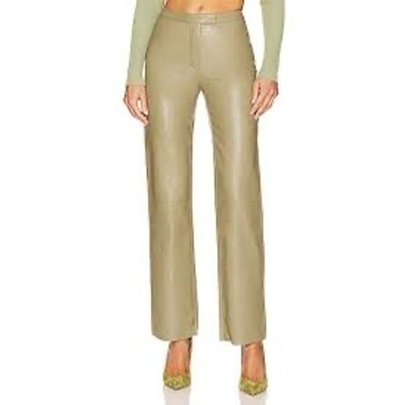 Sovere Pants - Sovere Influence Faux Leather Pant Green Tea Size S NWOT Sold Out